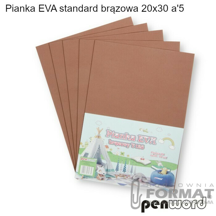 PIANKA EVA STANDARD BRĄZOWA 20X30 a'5   Y126 1