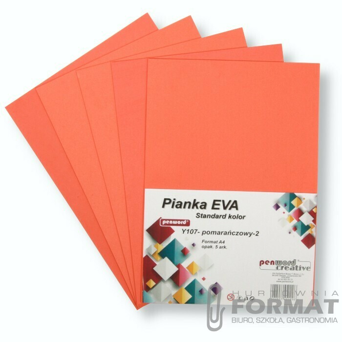 PIANKA EVA STANDARD POMARAŃCZOWA -2  20X30a'5 Y107 1