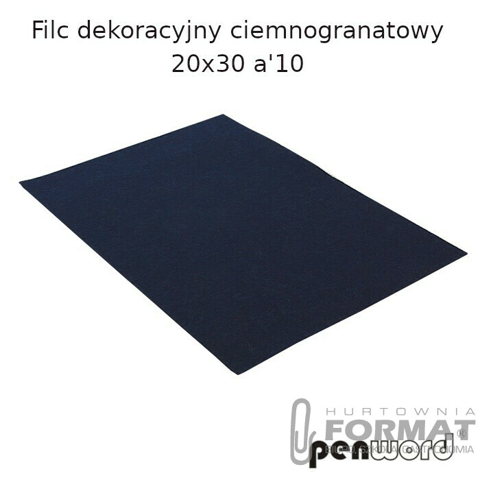 FILC DEKORACYJNY CIEMNOGRANATOWY 20X30 a'10 YF695 1