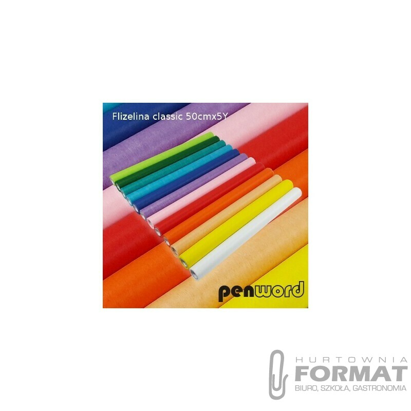 FLIZELINA CLASSIC MIX KOLORÓW 50cmx5Y 1