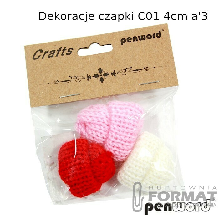 DEKORACJE CZAPKI C01 4cm a'3 1