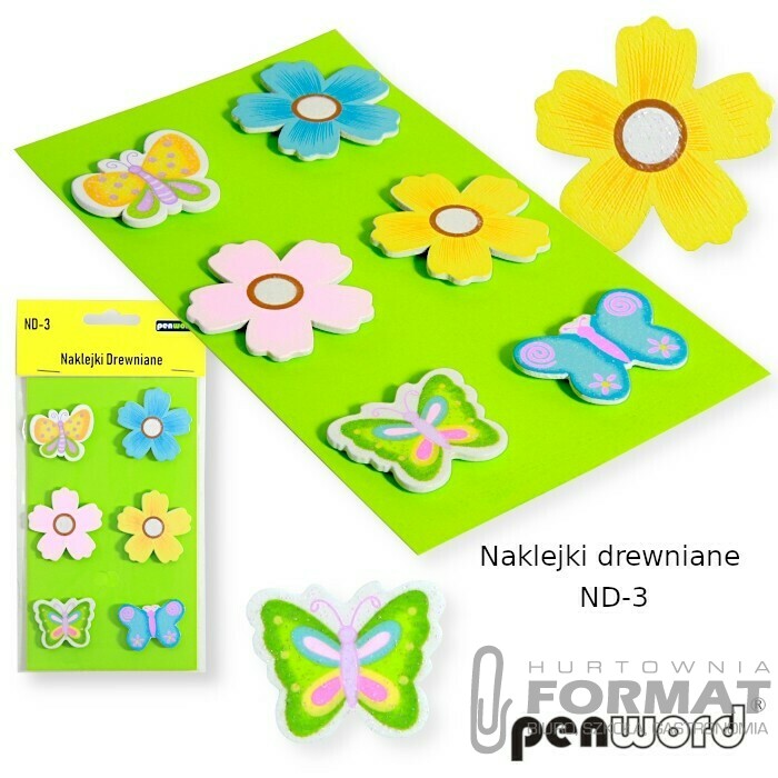 NAKLEJKI DREWNIANE ND-3 1