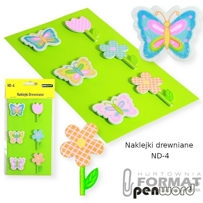 NAKLEJKI DREWNIANE ND-4 1
