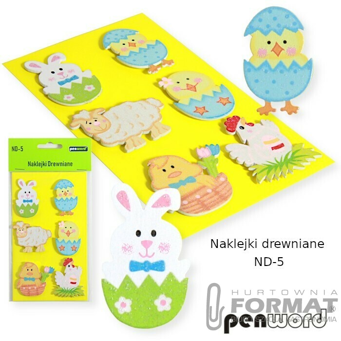 NAKLEJKI DREWNIANE ND-5 WK 1
