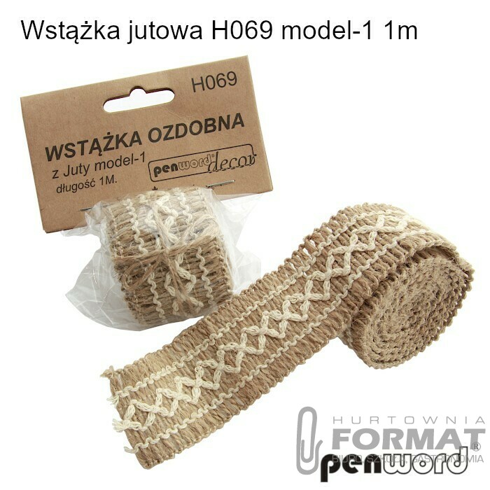 WSTĄŻKA JUTOWA H069 MODEL-1 1m 1
