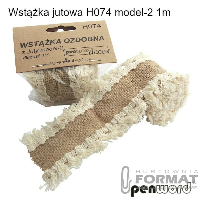 WSTĄŻKA JUTOWA H074 MODEL-2 1m 1