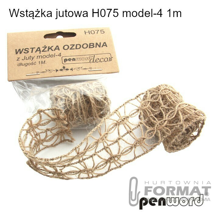 WSTĄŻKA JUTOWA H075 MODEL-4 1m 1