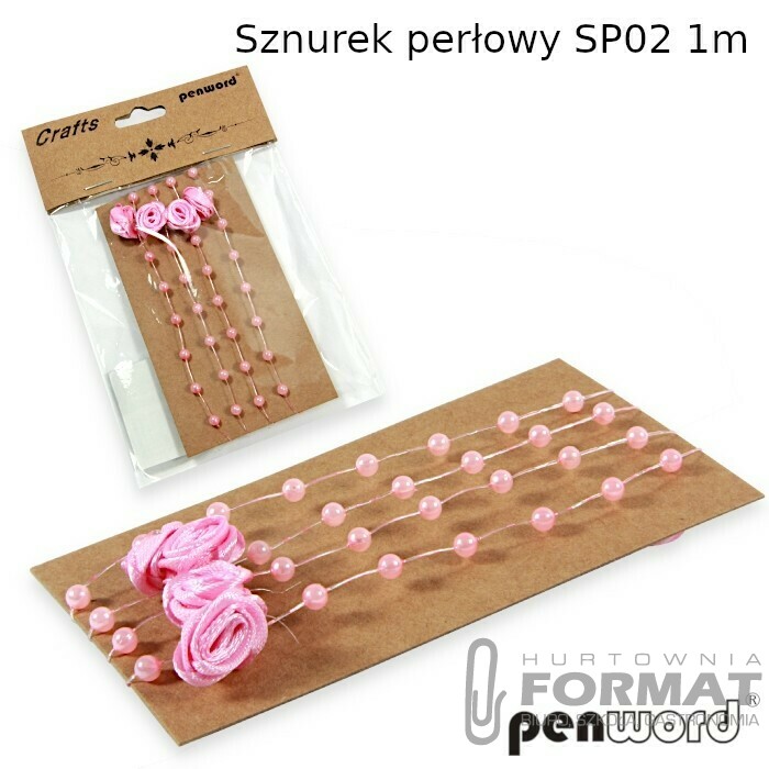 SZNUREK PERŁOWY SP02 1m 1