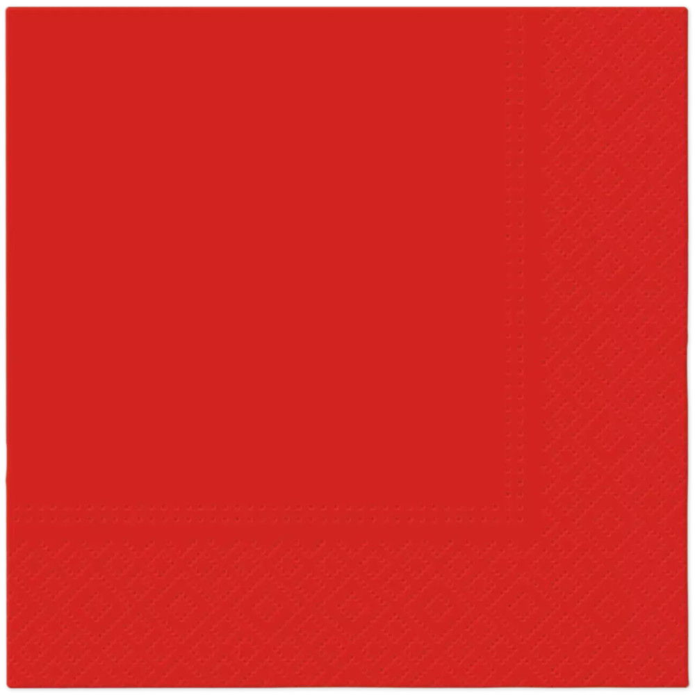 Serwetki 25x25 czerwone/20 sztuk 1
