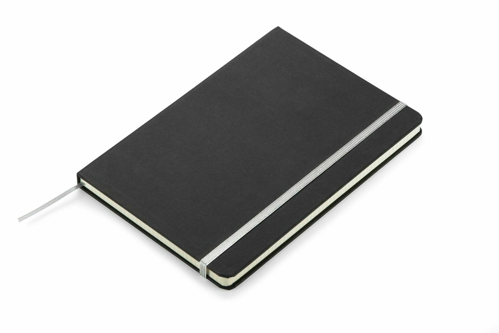 Notes KORYO A5 srebrna gumka 1