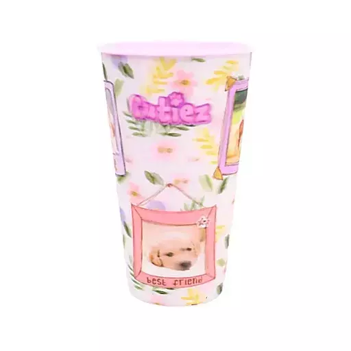 Kubek plastikowy Cutiez z efektem 3D 480ml 1