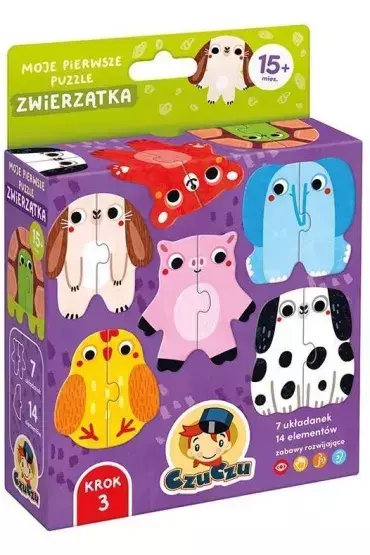 CzuCzu Moje pierwsze puzzle Zwierzątka 94140 1