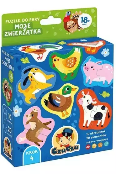 CzuCzu Puzzle do pary Moje zwierzątka 94157 1