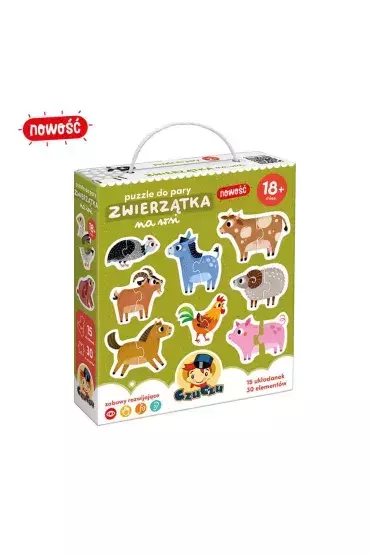 CzuCzu Puzzle do pary Zwierzątka na wsi 91811 1
