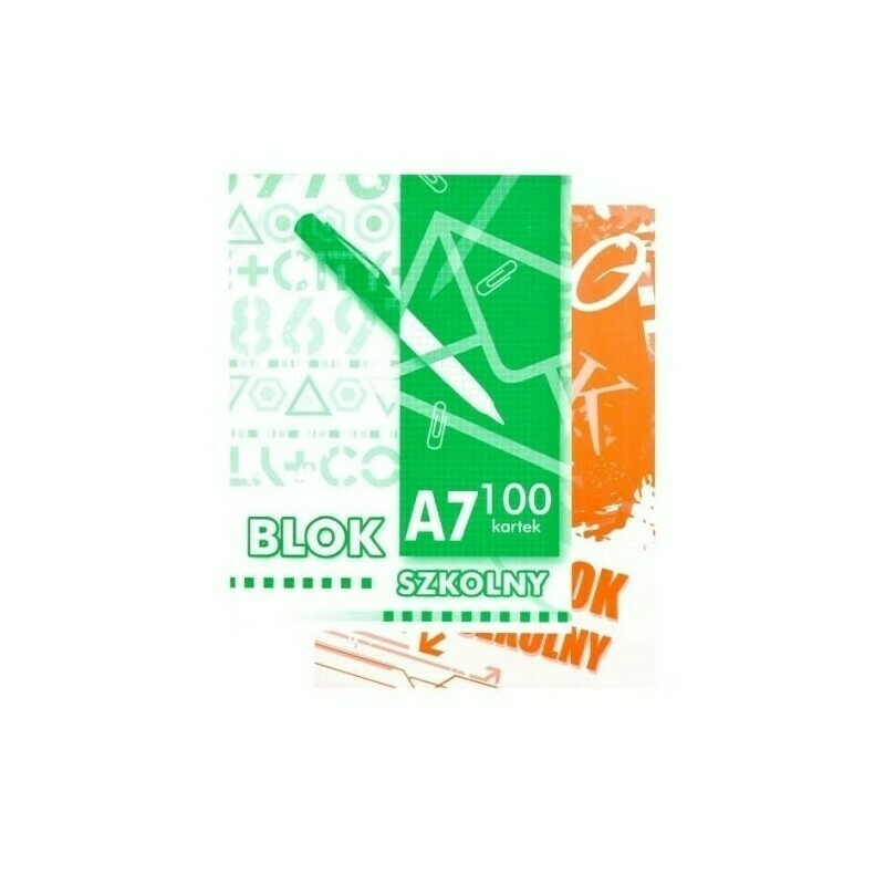 Blok szkolny A7-96 1