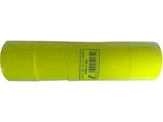 Etykieta gładka 28x40 "D" żółta 5szt 1