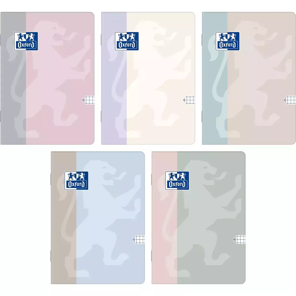Zeszyt Oxford B-Light A5/60k - kratka z marginesem, 1 szt 1