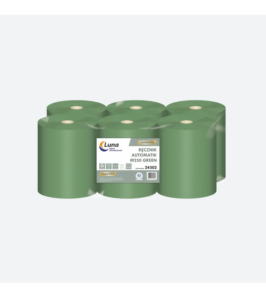 Ręcznik Automatik a'6 M250/39/20 green makulatura zielona 1 warstwa 1