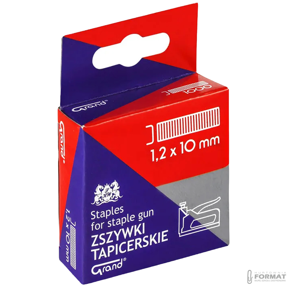 Zszywki do zszywacza tapicerskiego/takera 1,2×10 GRAND 1