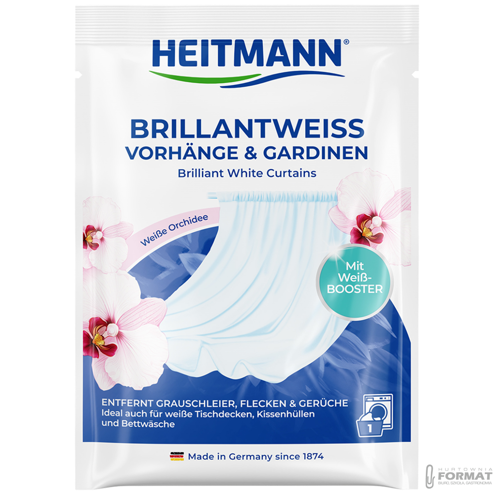 Heitmann Wybielacz do firan i zasłon Orchidee 50 g 1