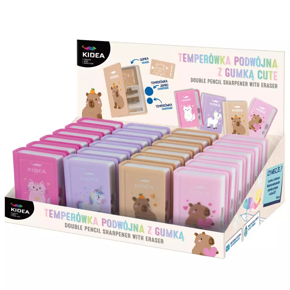 TEMPERÓWKA PODWÓJNA Z GUMKĄ CUTE KIDEA 1