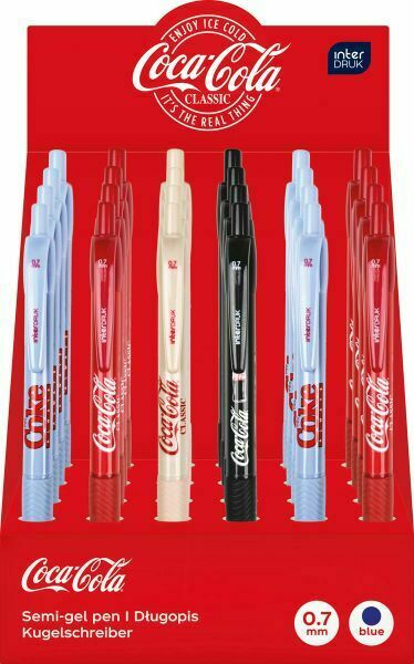 DŁUGOPIS AUTOMATYCZNY Z GRPIP/COCA COLA MIX 1