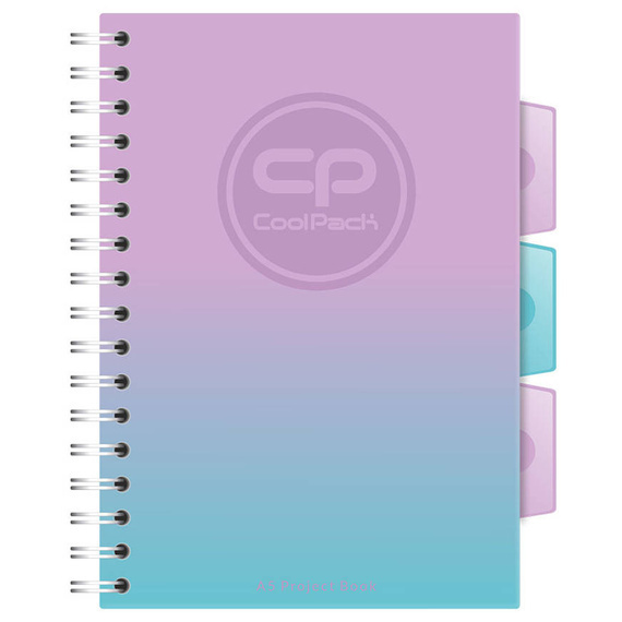 KOŁOZESZYT A5 CP GRADIENT - BLUEBERRY 200str 1