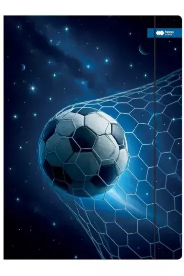 TECZKA KARTONOWA Z GUMKĄ, COSMO BALL GOL UV  1