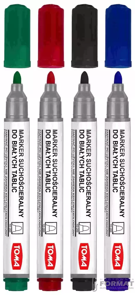 Marker Flip Chart 4 sztuki TOMA TO-258 1
