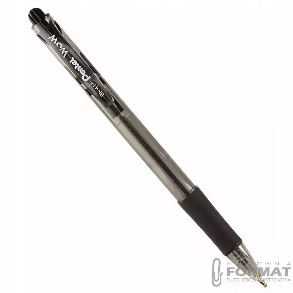 PENTEL DŁUGOPIS BK 417 CZARNY WKŁAD BKS7E 1