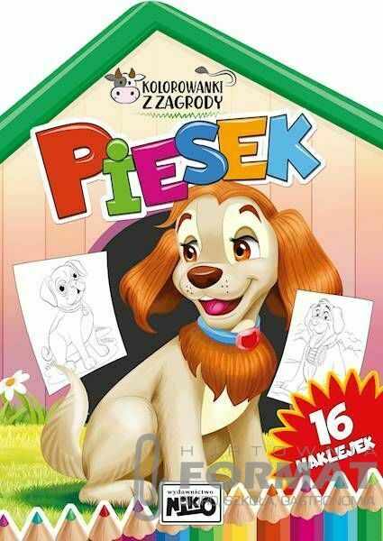 Kolorowanki z zagrody. Piesek 1