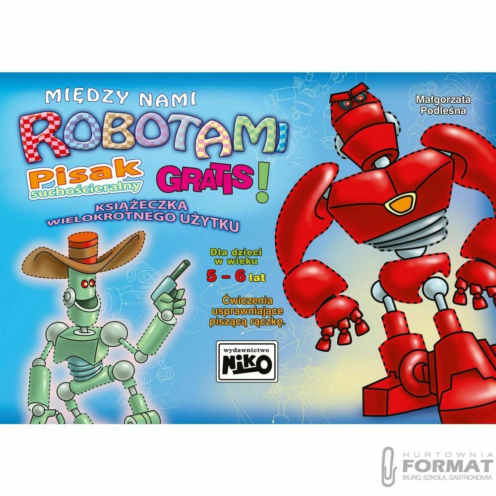 Książeczka edukacyjna Niko Między nami robotami 1