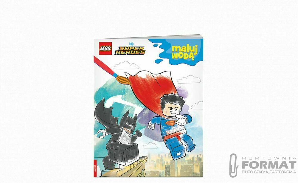 Książeczka LEGO DC COMICS SUPER HEROES. Maluj wodą 1