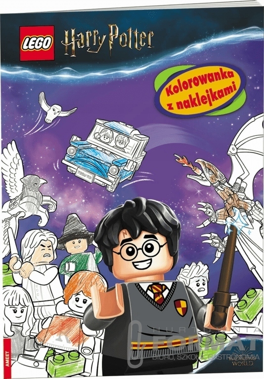 Kolorowanka z naklejkami LEGO HARRY POTTER 1