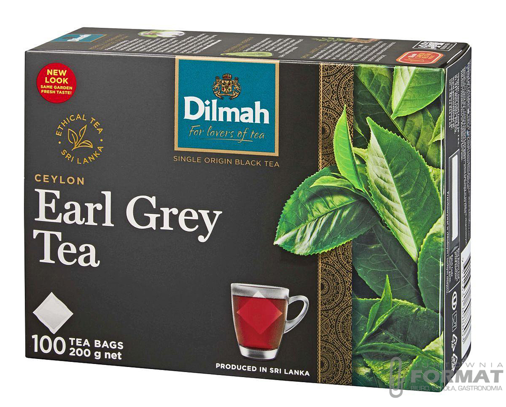 Herbata DILMAH Earl Grey 100 saszetek 1