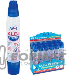 Klej amos w płynie dwustronny 34ml 1