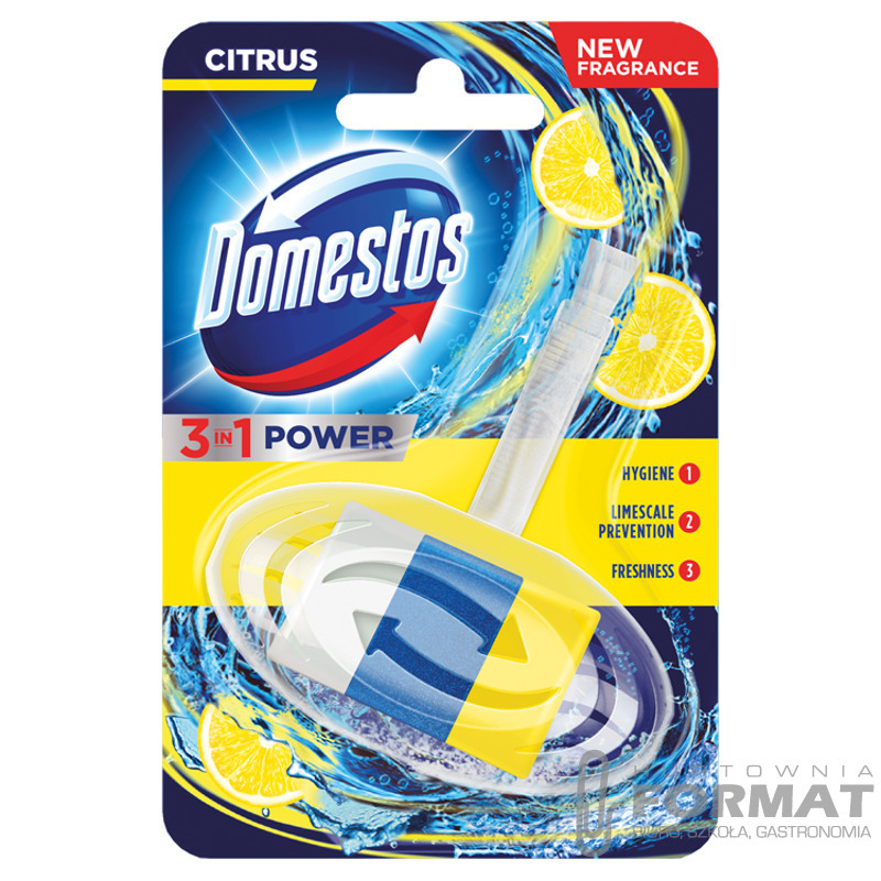 KOSZYK DO WC DOMESTOS 40G CITRUS FRESH 3W1 1