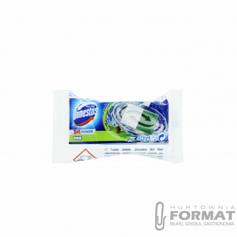 KOSTKA DO WC DOMESTOS 40G PINE FRESH 3W1 1