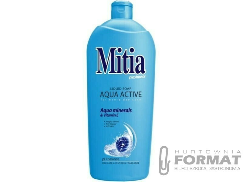 MITIA MYDŁO W PŁYNIE 1L ZAPAS AQUA ACTIVE FRESHNES 1