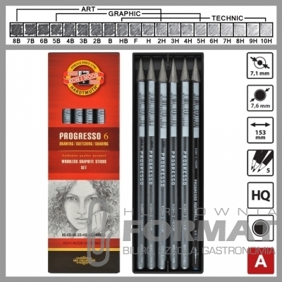 OŁÓWEK PROGRESSO ZESTAW A6 1