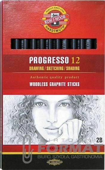 Ołówek Grafitowy Progresso 8B Koh-I-Noor 1