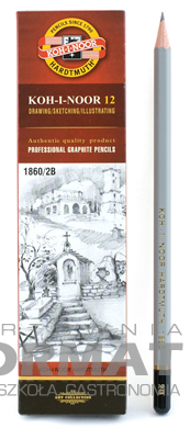 OŁÓWEK  TECHNICZNY KOHINOR 2B 1860 1