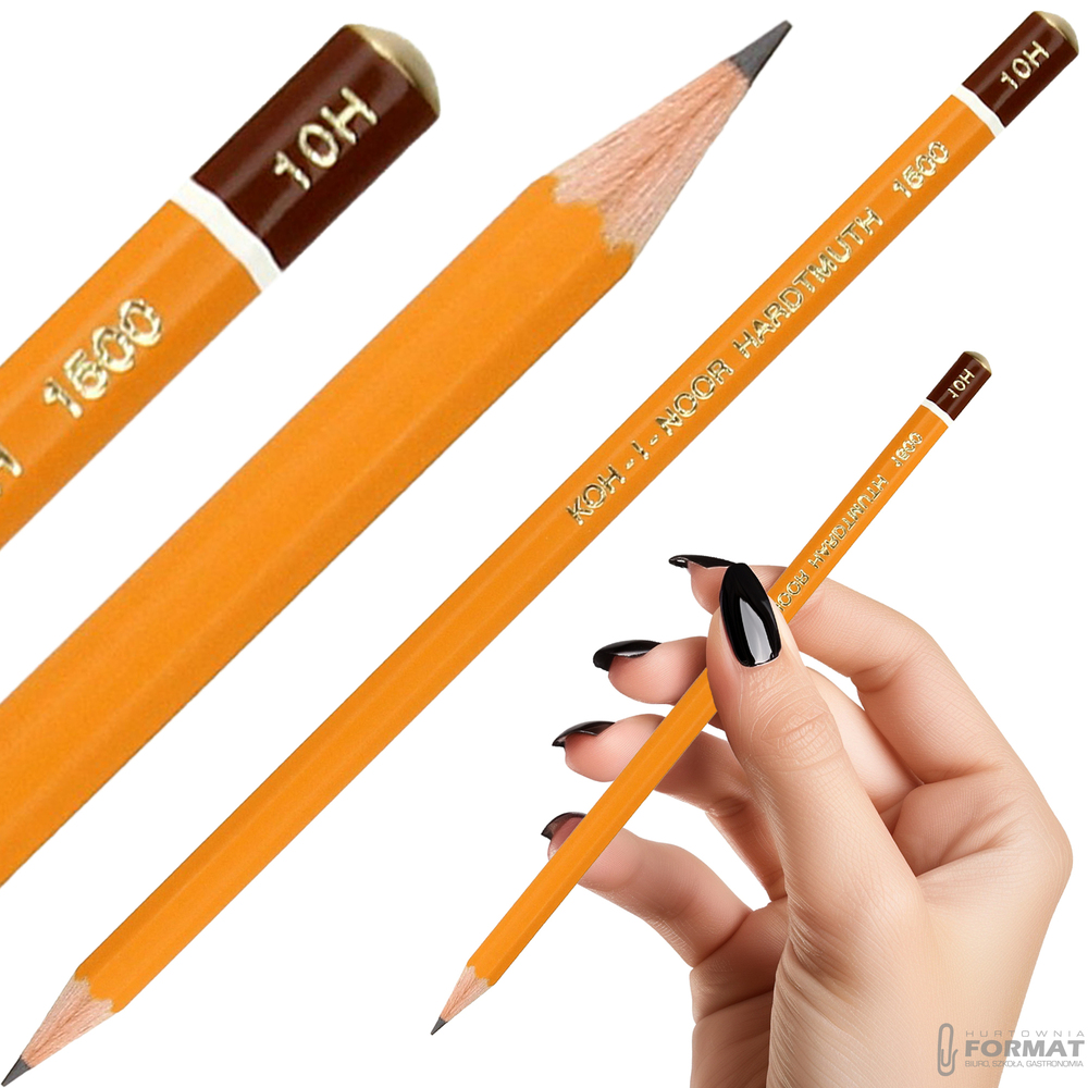 OŁÓWEK TECHNICZNY GRAFITOWY KOH-I-NOOR HARDTMUTH 1500 10H 1
