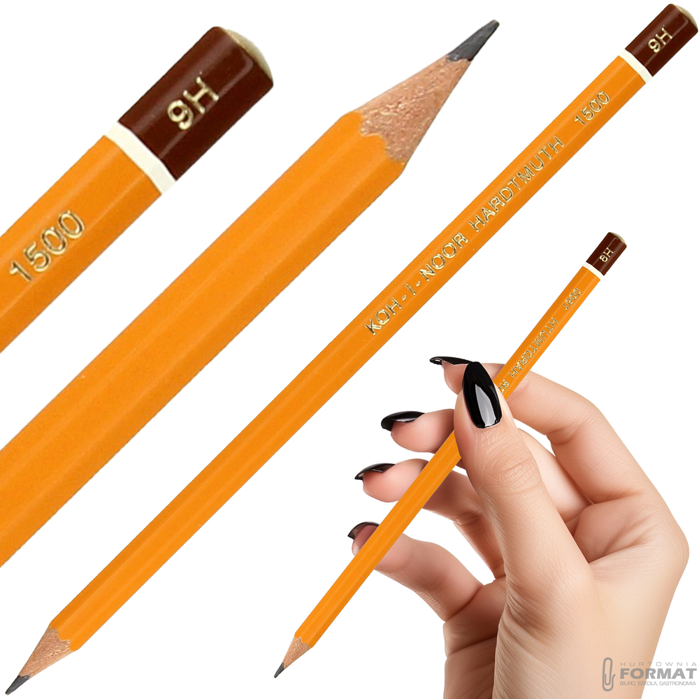 OŁÓWEK TECHNICZNY GRAFITOWY KOH-I-NOOR HARDTMUTH 1500 9H 1