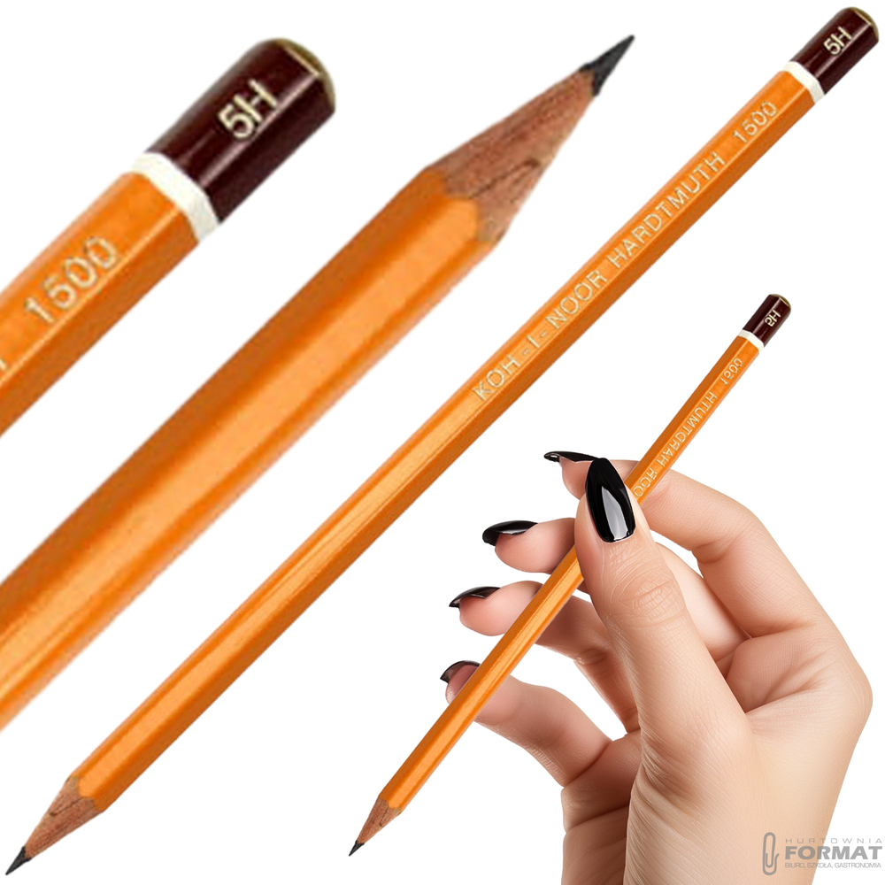 OŁÓWEK TECHNICZNY GRAFITOWY KOH-I-NOOR HARDTMUTH 1500 5H 1