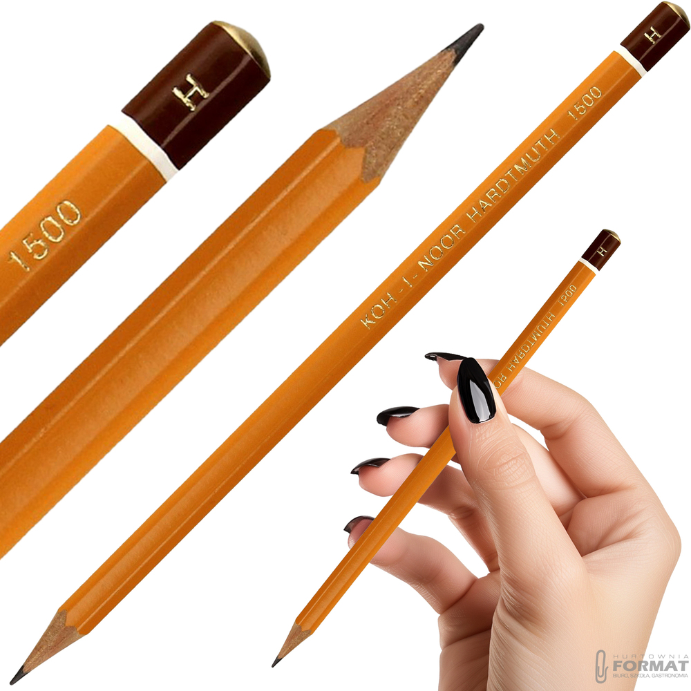 OŁÓWEK TECHNICZNY GRAFITOWY KOH-I-NOOR HARDTMUTH 1500 H 1