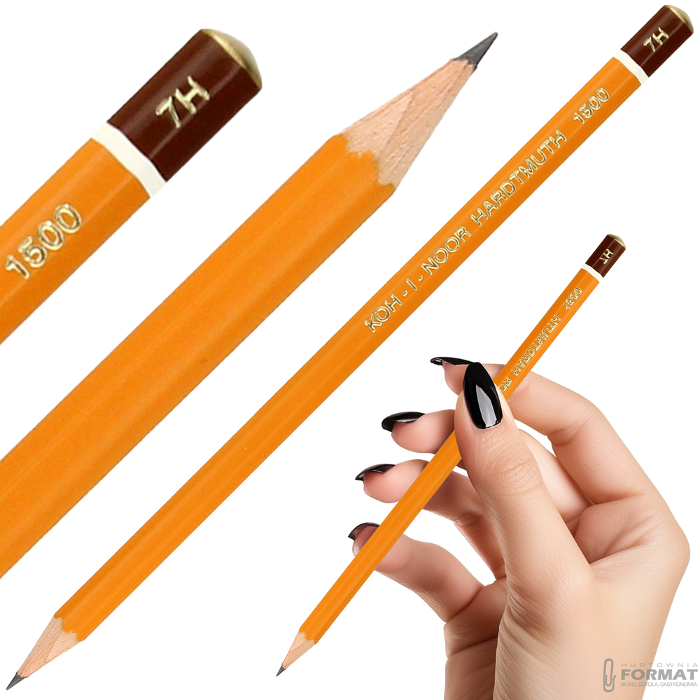 OŁÓWEK TECHNICZNY GRAFITOWY KOH-I-NOOR HARDTMUTH 1500 7H 1