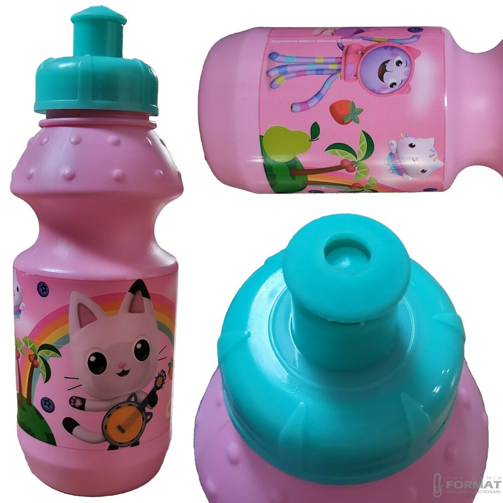 BIDON DLA DZIECI KOCI DOMEK GABBY 350 ml GABBY'S DOLLHOUSE 1