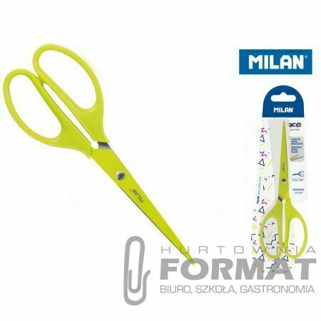 Nożyczki biurowe 17cm żółte MILAN 1