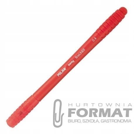 CIENKOPIS MILAN SWAY FINELINER CZERWONY 1